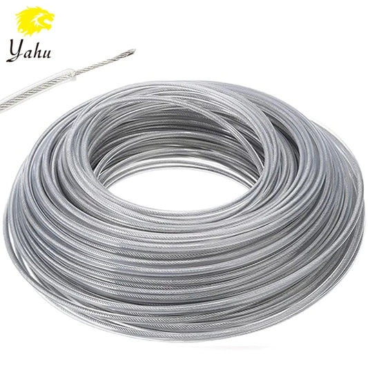 2025 Garden Tool Square Steel Trimmer Line 3mm/2.7mm/2.4mm Brush Cutter Parts of 50FT