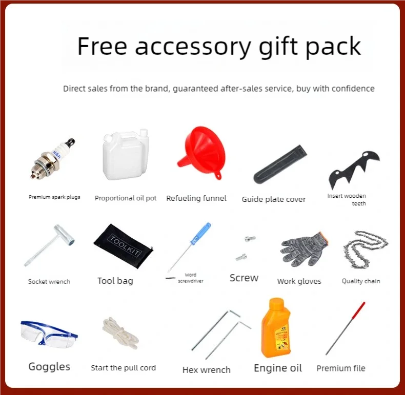 Cheapest Industrial  High Big Power Quality Professional Woodwork Wood Cutting Machine Gasoline Portable Chainsaw Saw