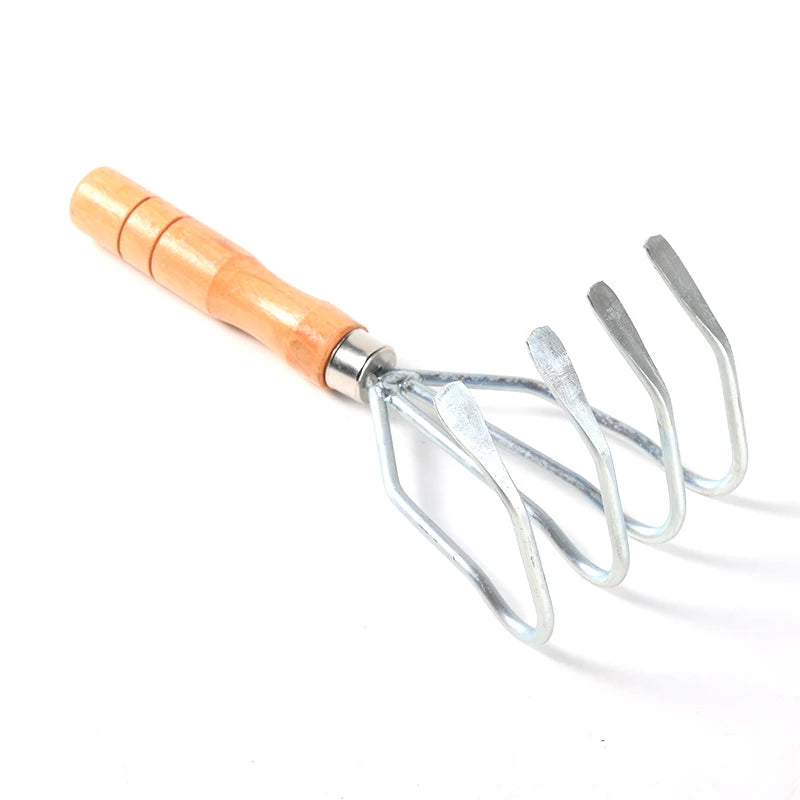 Wooden Handle Agricultural Gardening Hoe Tools for Garden Wholesale Steel Set Shovel Hoe Garden Kit