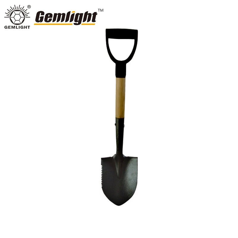 Customized Colour Fiberglass D Handle Garden Tools Shovel Carbon Steel Head Round Point Shovel for Gardening