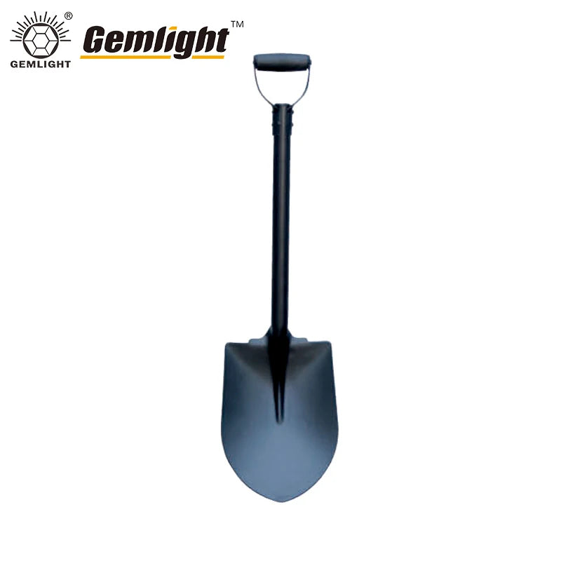 Customized Colour Fiberglass D Handle Garden Tools Shovel Carbon Steel Head Round Point Shovel for Gardening